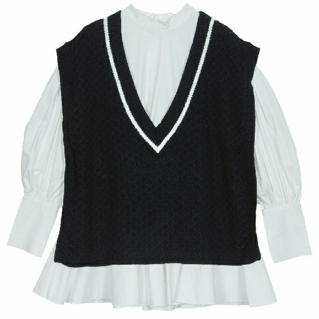 アメリヴィンテージ　FLARE SHIRT WITH VEST