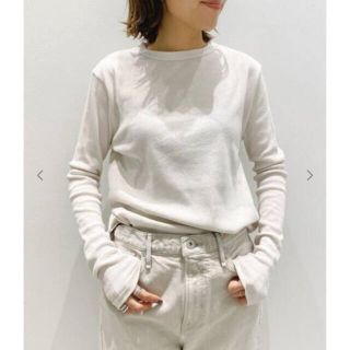 アパルトモンドゥーズィエムクラス(L'Appartement DEUXIEME CLASSE)のL’Appartement Rib L/S T-sh ナチュラル(カットソー(長袖/七分))