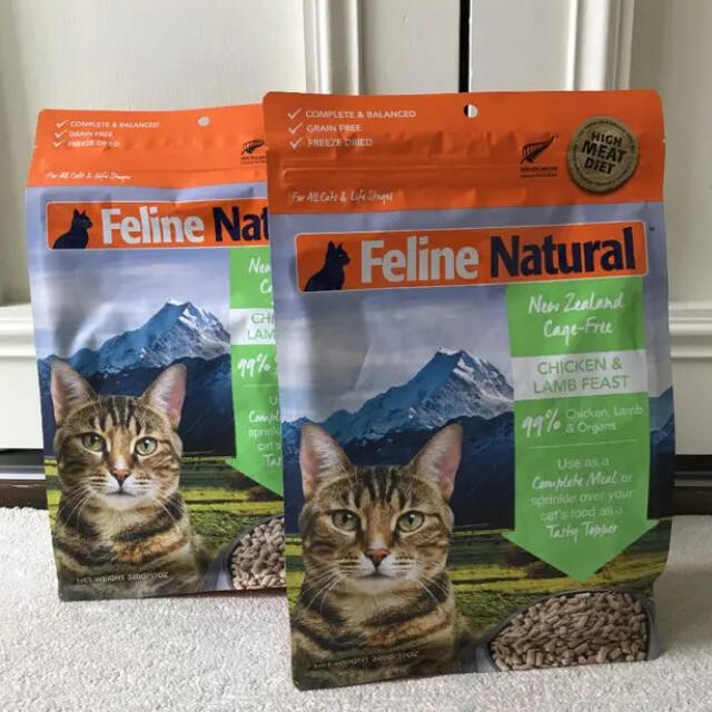 2個セット　k9 Feline Natural フリーズドライ チキン＆ラム