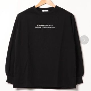 イング(INGNI)の（新品）イング　ベーシック　ロゴロングTシャツ(Tシャツ(長袖/七分))