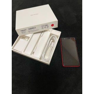 【ハル様専用】【ほぼ新品】楽天mini RED 付属品未使用(スマートフォン本体)