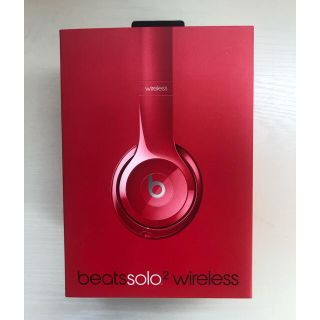 ビーツバイドクタードレ(Beats by Dr Dre)のBeats by Dr Dre SOLO2 WIRELESS RED (ヘッドフォン/イヤフォン)