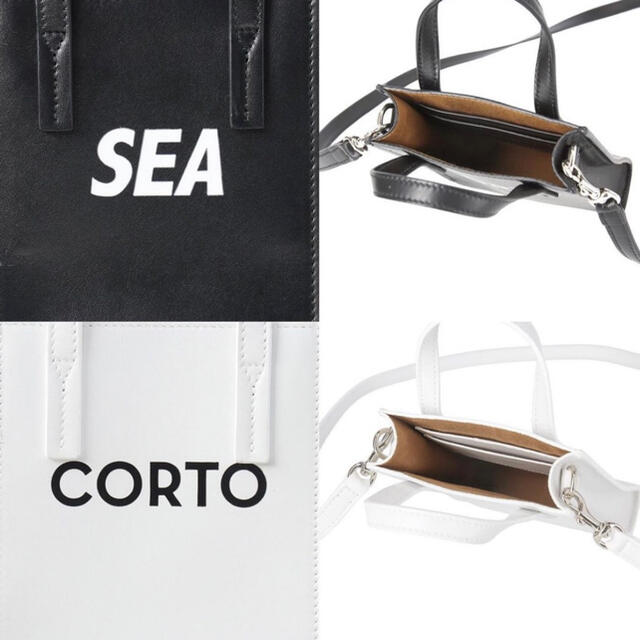 といった Corto Moltedo - Corto Molted × WDS Shopper Tote Bag 白の