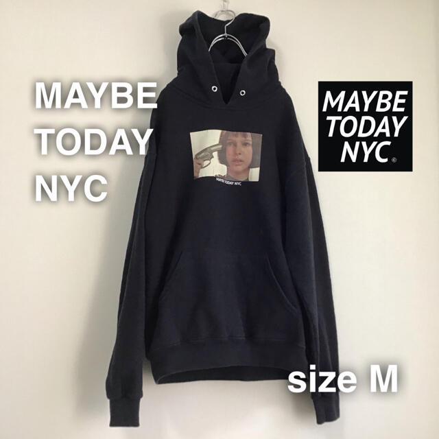 MAYBE TODAY NYC  LEON マチルダ　レオン　パーカー　M 黒