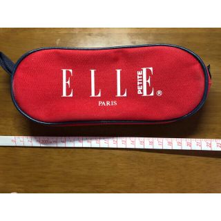 エル(ELLE)のELLE ペンケース 赤(ペンケース/筆箱)