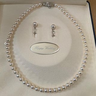 ミキモト(MIKIMOTO)のミキモト　パールネックレス　イヤリング(ネックレス)