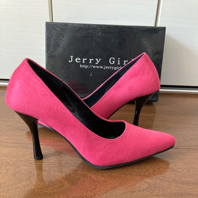 【未使用】ハイヒール9cm  スェード　jerry girl レディースの靴/シューズ(ハイヒール/パンプス)の商品写真