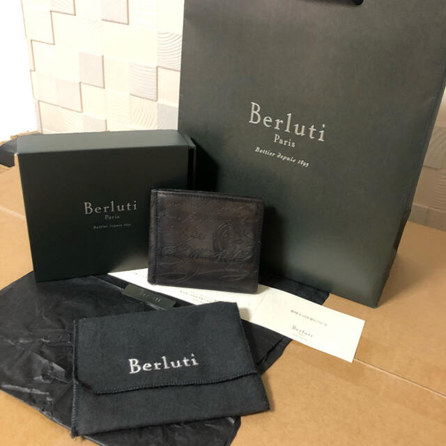 BERLUTI  ベルルッティ マネークリップ　ASSAO 二つ折り財布