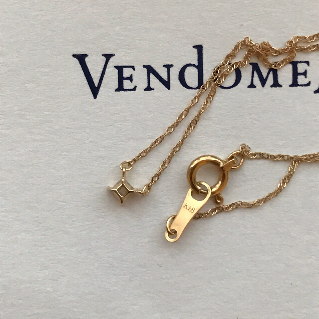 Vendome Aoyama(ヴァンドームアオヤマ)の美品★ヴァンドーム青山　キャトルネックレス★K18 YG レディースのアクセサリー(ネックレス)の商品写真