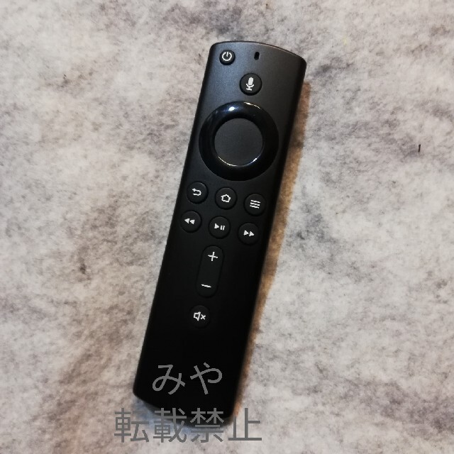 Amazon FireTV Stick リモコンカバー(黒B) スマホ/家電/カメラのテレビ/映像機器(その他)の商品写真