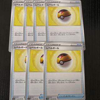 ポケモン(ポケモン)のレベルボール 7枚セット(シングルカード)