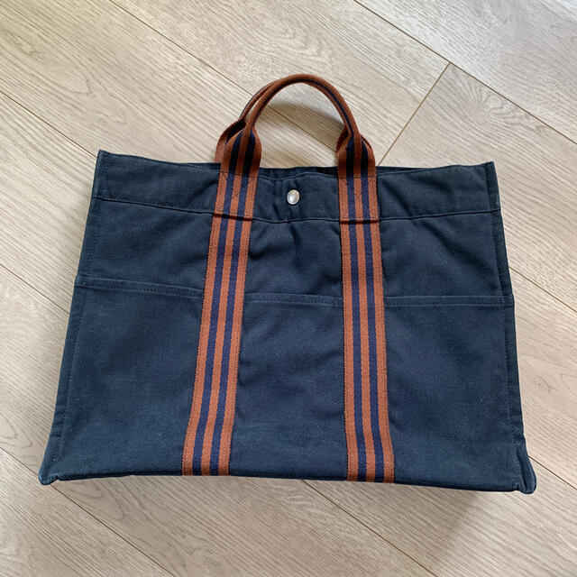 ■HERMES エルメス■ フールトゥ バサスPM ショルダーバッグ ネイビー