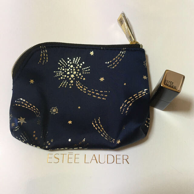 Estee Lauder(エスティローダー)のエスティローダー　ノベルティポーチ　ミニリップスティック レディースのファッション小物(ポーチ)の商品写真