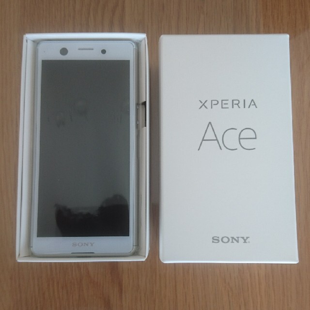 xperia ace  エクスペリア 白色 モバイルスマートフォン本体