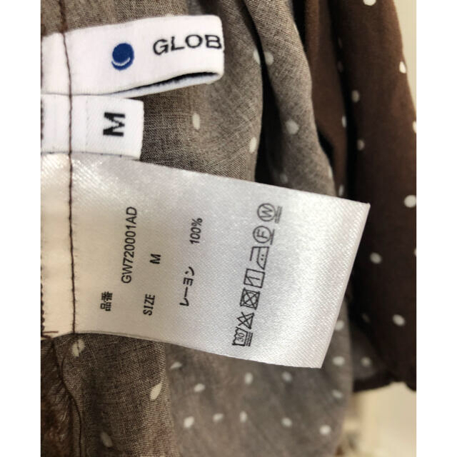 GLOBAL WORK(グローバルワーク)のロングワンピース　ドット　シャツワンピース レディースのワンピース(ロングワンピース/マキシワンピース)の商品写真