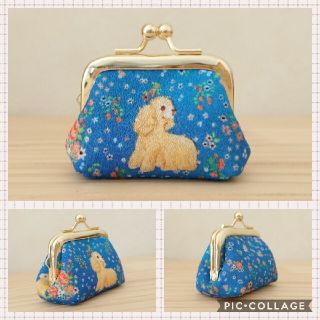 フランシュリッペ(franche lippee)のミニがま口 ＊コッカースパニエル＊(ポーチ)