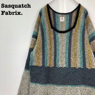 Sasquatchfabrixサスクワァッチファブリックスモヘア混ニットセーター