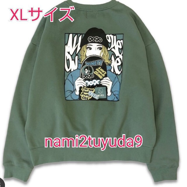 新品 over × 9090 × Hime Skater Girl Sweat