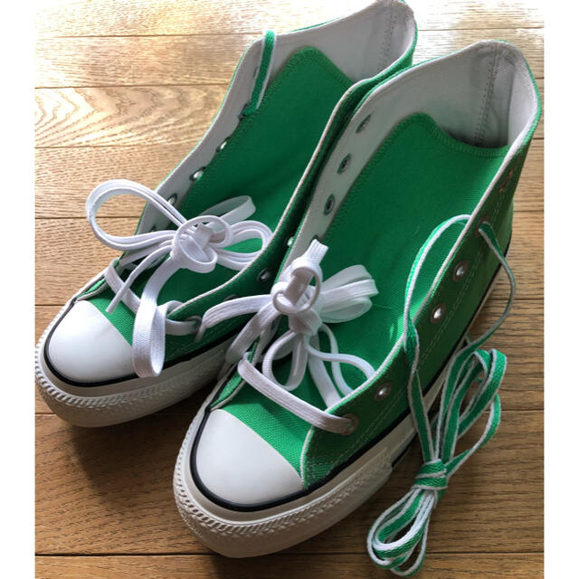 CONVERSE(コンバース)の【ゴンジラス様専用】新品★コンバース　グリーン✨ レディースの靴/シューズ(スニーカー)の商品写真