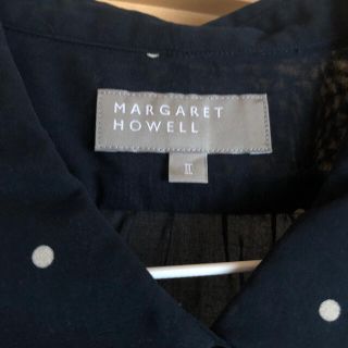 マーガレットハウエル(MARGARET HOWELL)のMARGARET HOWELLドット柄ブラウス(シャツ/ブラウス(半袖/袖なし))