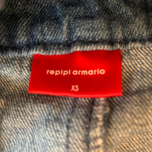 repipi armario(レピピアルマリオ)のrepipi  armario＊デニムジャンパースカート キッズ/ベビー/マタニティのキッズ服女の子用(90cm~)(スカート)の商品写真