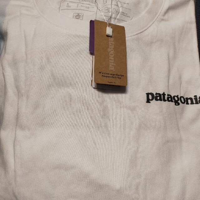 patagonia(パタゴニア)のパタゴニア　patagonia　ロンt ホワイト メンズのトップス(Tシャツ/カットソー(七分/長袖))の商品写真