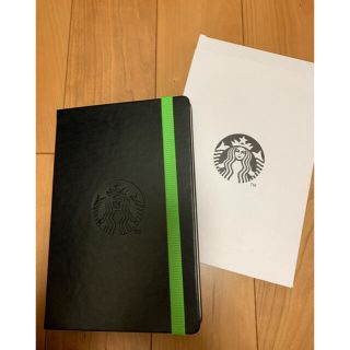 スターバックスコーヒー(Starbucks Coffee)の新品未使用品 スタバ ノート ブラック スターバックス(ノート/メモ帳/ふせん)