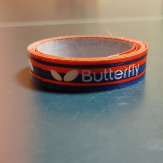 バタフライ(BUTTERFLY)の10mm1mバタフライ卓球サイドテープ(卓球)