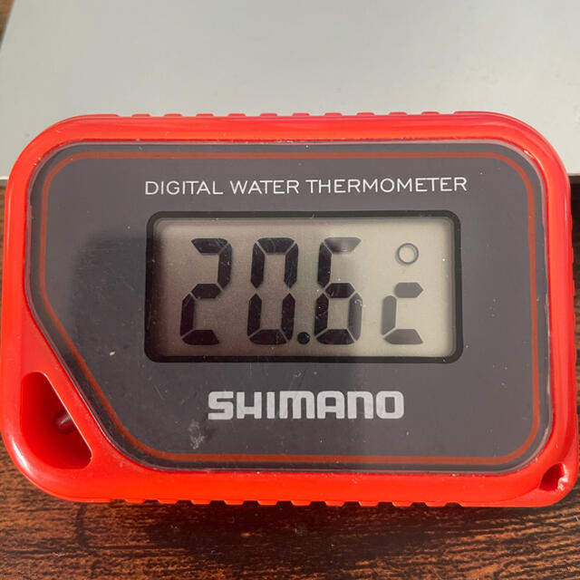 SHIMANO(シマノ)のデジタル水温計　DT-001B オレンジ　シマノ スポーツ/アウトドアのフィッシング(その他)の商品写真