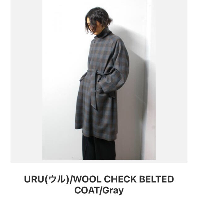 uru 19aw チェックジャケット 1