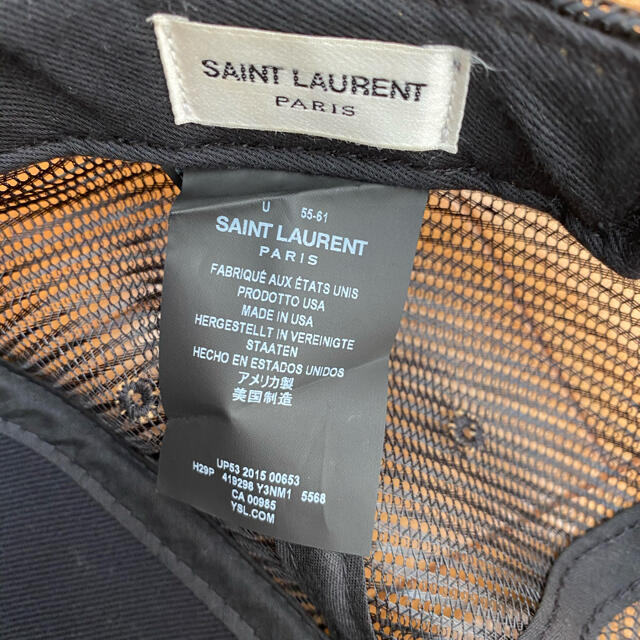 Saint Laurent(サンローラン)の値下げサンローランパリ16SS パームツリーメッシュキャップ　エディスリマン メンズの帽子(キャップ)の商品写真