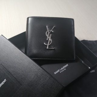 最高級のスーパー サンローランSAINT LAURENT メンズ二つ折り財布