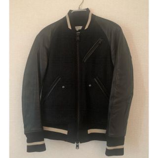 ノンネイティブ(nonnative)のnonnative STUDENTJACKETウールチェックレザースタジャン(スタジャン)