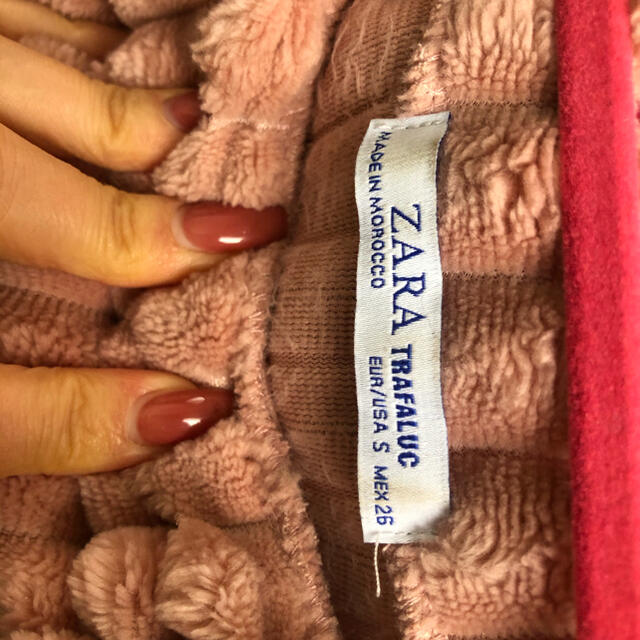 ZARA(ザラ)のZARA クロップド丈　ピンク レディースのトップス(ニット/セーター)の商品写真