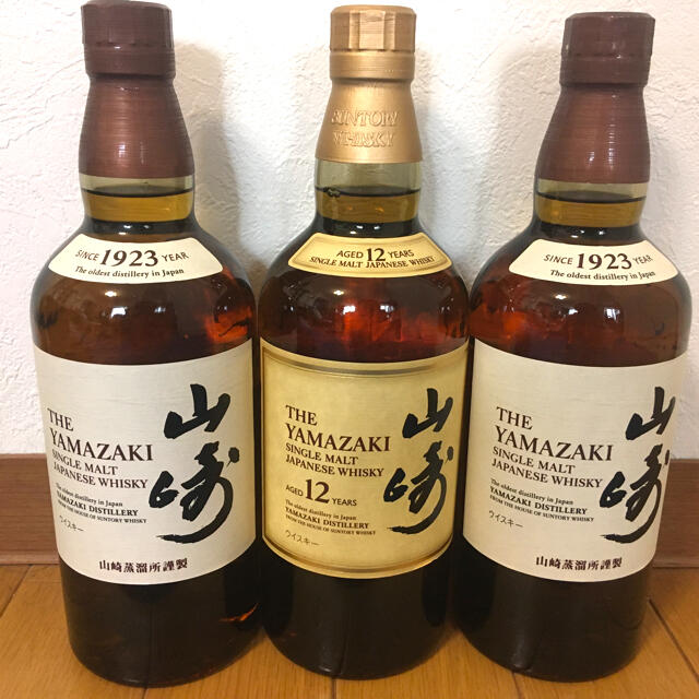 山崎１２年　１本　山崎　２本　３本セット 食品/飲料/酒の酒(ウイスキー)の商品写真