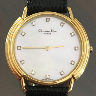 クリスチャンディオール(Christian Dior)のChristian Dior クリスチャン　ディオール　時計　ダイヤ　　(腕時計(アナログ))