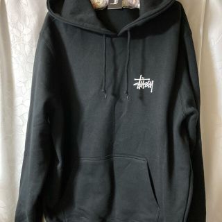 ステューシー(STUSSY)のステューシーパーカーベーシックロゴ(パーカー)