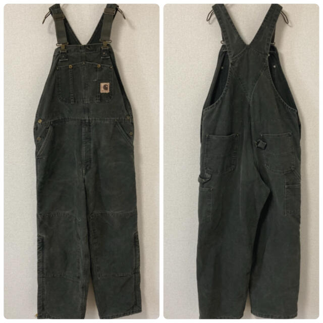 carhartt(カーハート)のカーハート　ダブルニー ダック オーバーオール サロペット　38×30 メンズのパンツ(サロペット/オーバーオール)の商品写真