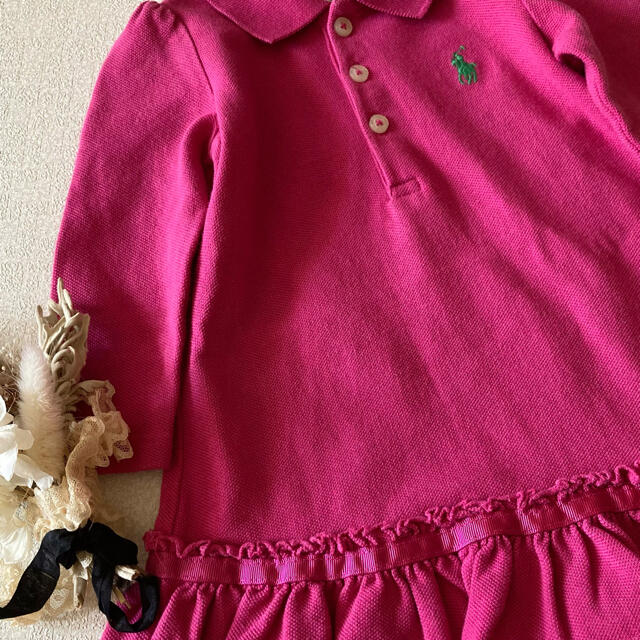 Ralph Lauren(ラルフローレン)のラルフローレン ｜ガーリーなワンピース*̩̩̥୨୧˖インナーパンツ付 キッズ/ベビー/マタニティのベビー服(~85cm)(ワンピース)の商品写真