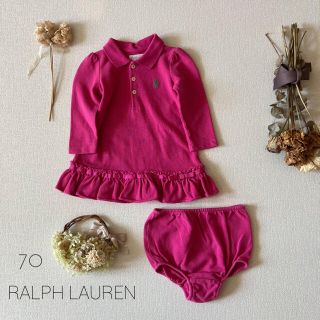 ラルフローレン(Ralph Lauren)のラルフローレン ｜ガーリーなワンピース*̩̩̥୨୧˖インナーパンツ付(ワンピース)