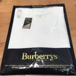 バーバリー(BURBERRY)の新品　タグ付き　バーバリー　Burberry 丸首　半袖　サイズＬＢ(シャツ)