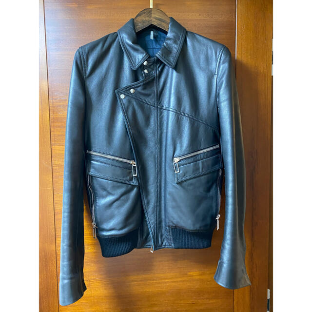 Dior homme レザー　ライダース　ジャケット