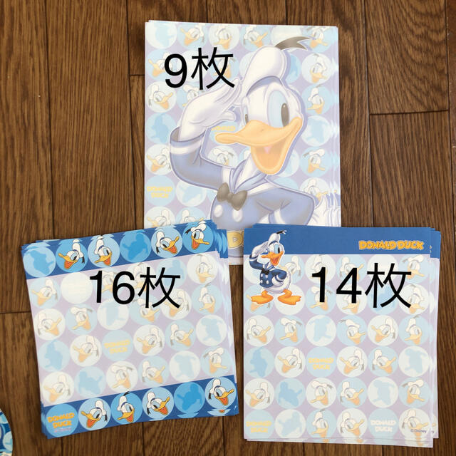 Disney(ディズニー)のディズニー　レターセットまとめ売り ハンドメイドの文具/ステーショナリー(カード/レター/ラッピング)の商品写真