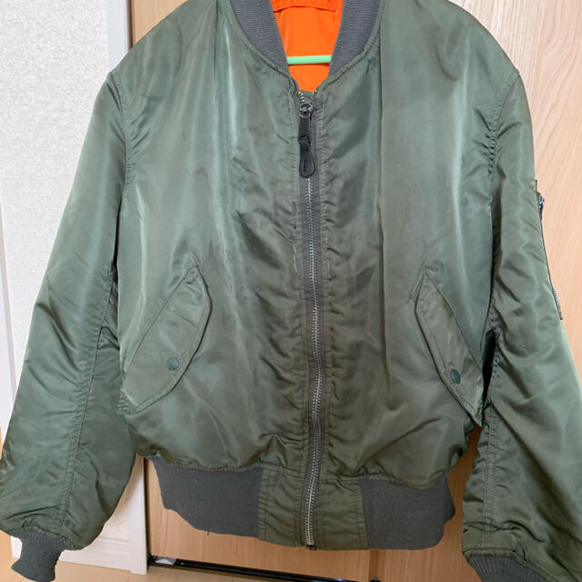 ALPHA INDUSTRIES(アルファインダストリーズ)のアルファ　MA1  レアUSA メンズのジャケット/アウター(ブルゾン)の商品写真