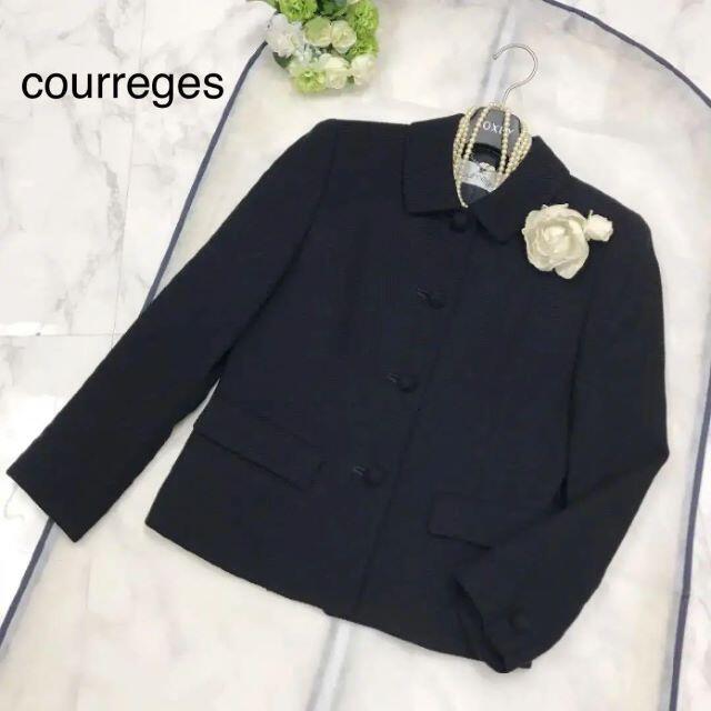 Courreges - 極美品☆courreges ジャケット ダークネイビーお受験 ...