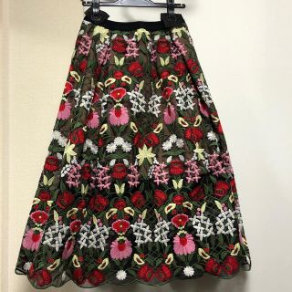 チェスティ(Chesty)のchesty花柄レーススカート0(ロングスカート)