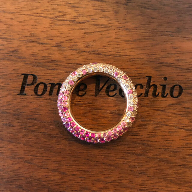 PonteVecchio(ポンテヴェキオ)の専用です　ポンテヴェキオ  エテルノ　ピンクサファイアダイヤフルエタニティリング レディースのアクセサリー(リング(指輪))の商品写真