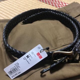 ユニクロ(UNIQLO)の値下げ【MBチャンネルおすすめ】レザーメッシュベルト（ユニクロ）(ベルト)