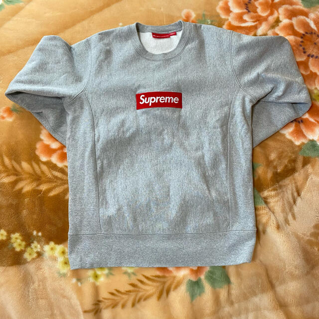 希少supreme  15aw box logo crew neckボックスロゴ