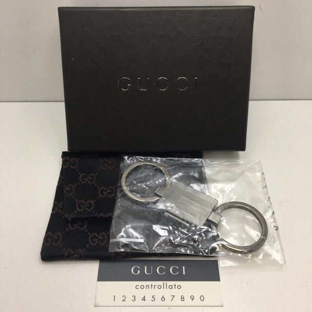 未使用品 GUCCI キーリング キーホルダー オールドグッチ ヴィンテージ